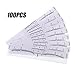 cdcube 100PCS Disposable Eyebrow Ruler Makeup Tool, Natural-Looking, Long Lasting, Unisex, All Skin Types, Adult, 1 Count, Eyebrow Color