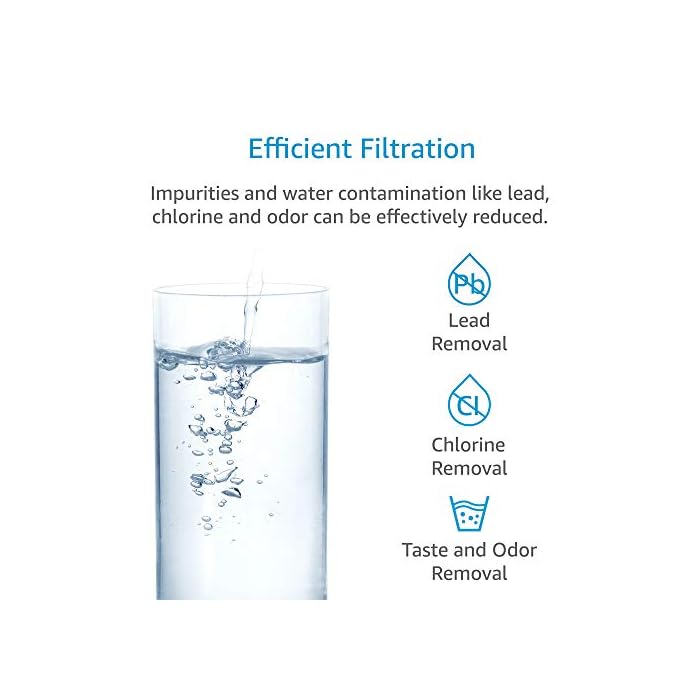 AQUACREST DW2042FR09 Refrigerator Water Filter, Compatible with Daewoo DW2042FR, Kenmore 46