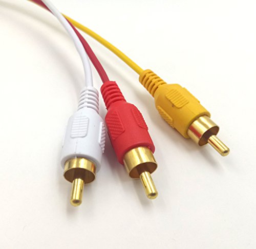 HDMI to RCA Cable, Qaoquda 5ft/1.5m HDMI Male To 3-RCA Video Audio AV Component Converter Adapter Cable For HDTV - Thumbnail 5