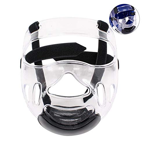 Owlhouse Sports Helmet Mask, Taekwondo Headgear Guard Boxing Headgear with Face Shield, Head mask Karate Head Boxing Sanda mask Helmet Fencing for Adult Children Men Women