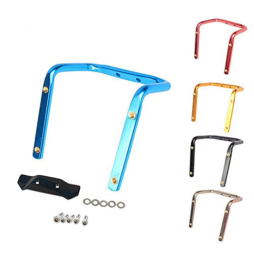 SUPOW Double Water Bottle Holder Cage Adapter Rack for Bike Bicycle Cycling Back Seat Saddle (Blue)