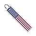 US Flag Keychain Tag with Key Ring, EDC for Motorcycles, Scooters, Cars and Patriotic Gift.