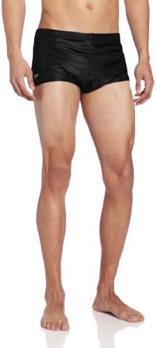 Speedo Men's Solid Nylon Square Leg Training Swimsuit