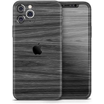 Dark Slate Wood - Protective Vinyl Decal Wrap Skin Cover Compatible with The Apple iPhone 11 Pro (Full-Body, Screen Trim & Back Glass Skin)