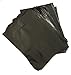100 Merchandise Bags 9x12 Black, Die Cut Handles, No Gusset, Strong, Durable, and Tear Resistant Bags Perfect for Retail, Boutiques or Events