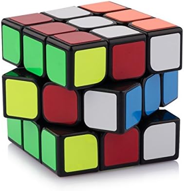 Tollbuy YJ Guanlong Speed Cube 3x3 Smooth Magic Cube Puzzle Black