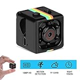 Henkelion Cop Cam Hidden Camera with Night Vision, Smallest Secret Hidden Spy Camera Wireless, Portable Tiny Hidden Camera 1080P, Mini Spy Cam Hidden Camera for Outdoor Car Home Office Security - COP