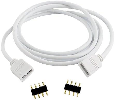ADDCOME 2M 4-PIN RGB Extension Cable For 5050 3528 LED Strip Light (2M)