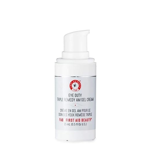 first aid beauty eye duty triple remedy am gel cream review