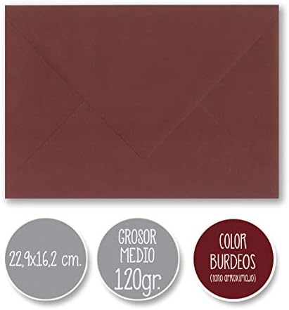 On Wedding Quality Extra Thick Classic, 22.5 x 16,5 cm. 22,5x16,5 burgundy