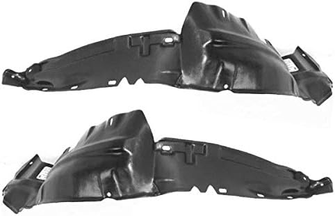 Amazon For 86 97 D21ピックアップフロントスプラッシュシールドインナーフェンダーライナー左右セットペア マッドガード 車 バイク