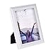 RPJC Solid Wood 4x6 inch Picture Frames High Definition Glass for Table Top Display and Wall Mounting Photo Frame White