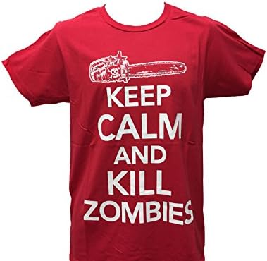 Urban Pipeline Men's Keep Calm and Kill Zombies T Shirt