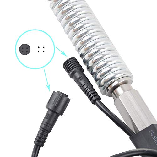 OMUOFFROAD 4FT LED Whip Lights 360° Twisted Antenna Dream Wrapped Dancing Whips For Polaris RZR ATV Antenna Whip UTV Quad Sand Dune Buggy Flag Poles For Trucks w/APP Control (Two Whip)