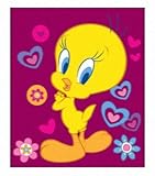 Looney Tunes Tweety Bird Blanket - Baby Blanket 40in x 50in