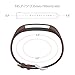 Henoda Replacemnt Leather Bands Compatible with Fitbit Alta/Fitbit Alta HR, Classic Genuine Leather Wristband, Small Large, No Tracker