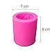 DIY 3D Silicone Candle Mold Clay Craft Mold Aroma Candle Gypsum Mold (Color Random)