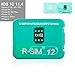 R-SIM12 V16 SIM Nano Unlock Card Case Holder Fully Automatic Unlock with ICCD Unlock Program for iPhone Xs/X/6/7/8/Plus