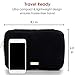 habe Makeup Brush Holder Travel Case, Makeup Brush Organizer Bag, 20 Brush Holders, Small, Compact, Fits Long and Thick Brushes, Cosmetic Bags for Women, 100% Cruelty-Free, Free Makeup Sponge Included