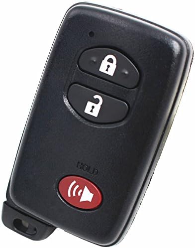 Ecusells Smart Remote Key Shell Case Fob 2+1 Button for Toyota 4Runner Land cruiser Prius