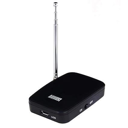 August DVB-T405 - DVB-T Empfänger für Android und Apple Geräte - Fernsehen über WiFi für Tablets und Smartphones - Siano Mero