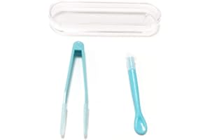 JJLFresheners Blue Contact Lens Applicator and Remover Tool, Inserter + Tweezer with Soft Tip, for Contact Lens Cases