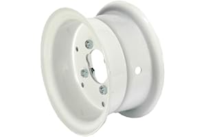 Parts 379 6 inch Go Kart Split Rim Assembly with 4 Mounting Holes in 2 7/8 inch Bolt Circle, 3 5/8 inch Wide; Fits 6 inch Tir