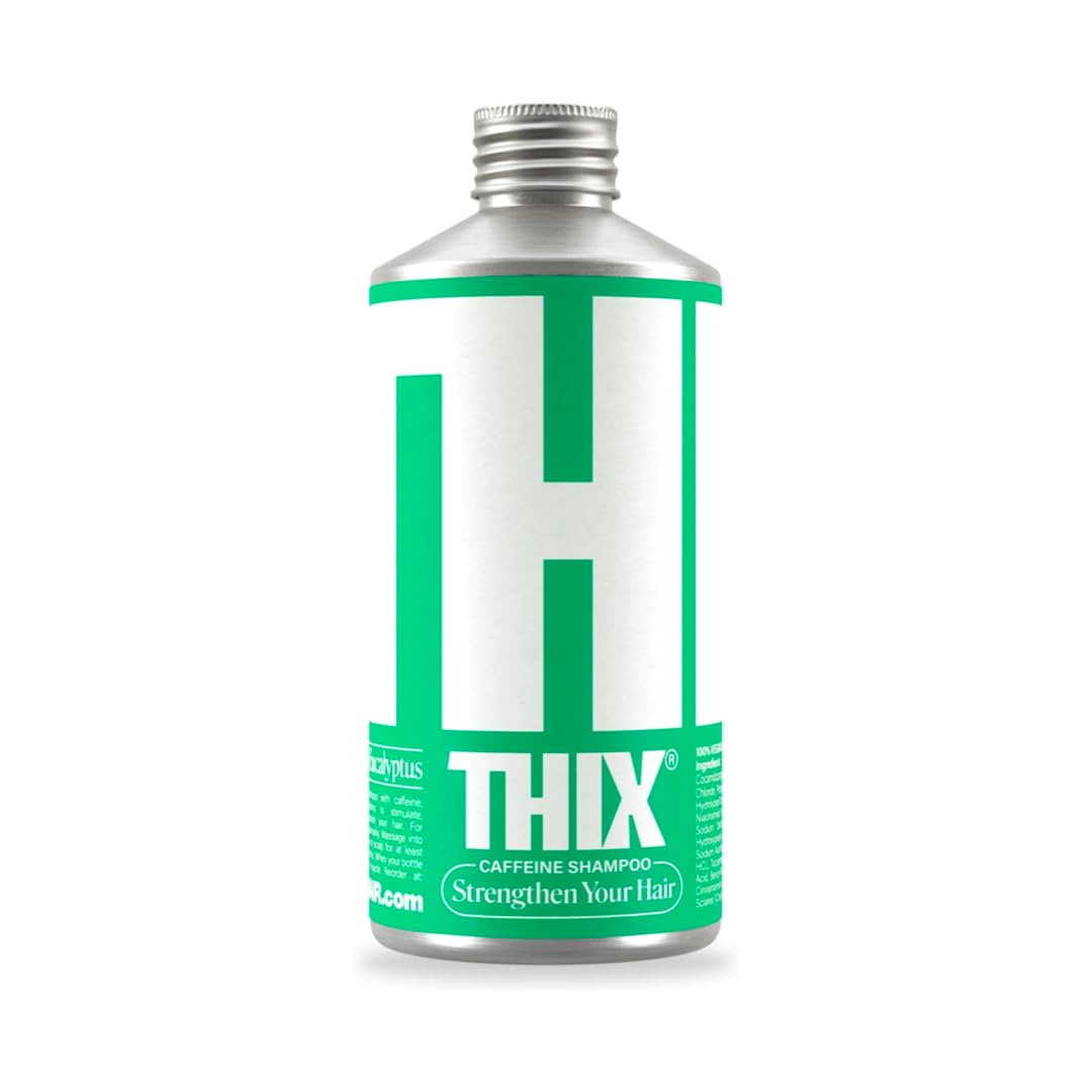 THIX Caffeine Shampoo | Promotes Hair Growth with Biotin and Vitamins, Hair Thickening | Vegan, Paraben & Sulphate Free Hair Loss Treatment | Hair Care for men and women - 250ml