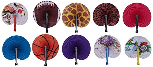 Rhode Island Novelty 097138731548 Folding Fan Assortment (4 Dz)