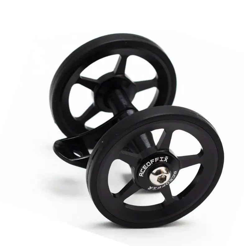 Double Mudguard Roller For BROMPTON Lightweight (Black)