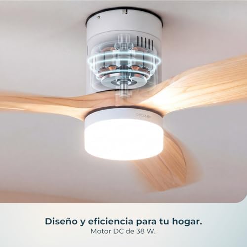 EnergySilence Aero 4600 Arctic Steel & Sand Ventilador de Teto