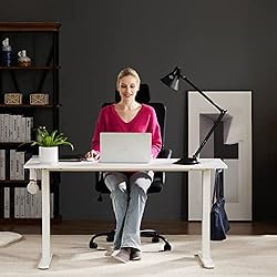 SMUG Height Adjustable Electric Standing Desk, 55 x