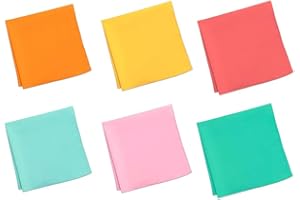 HexaFun 100% Pure Organic Cotton Unisex Handkerchief, Large Size