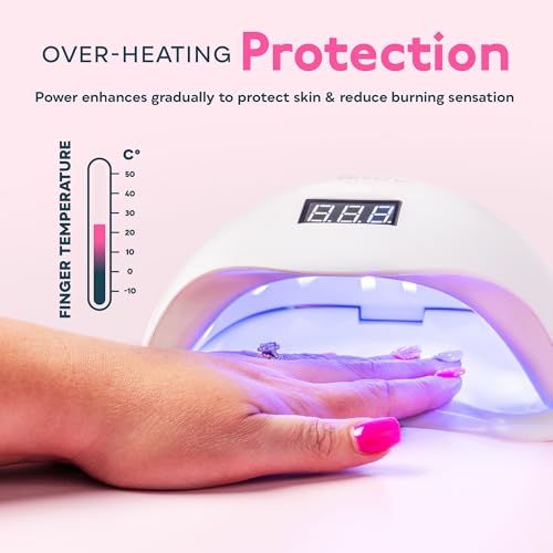 SUNUV SUN5 UV LED Nail Dryer Smart Nail Dryer 2.0 for Gel Polish with Timer, Sensor and LCD Screen at Home and Beauty Salon