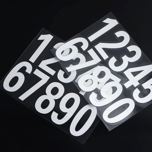 House Number Stickers Reflective 1 inch
