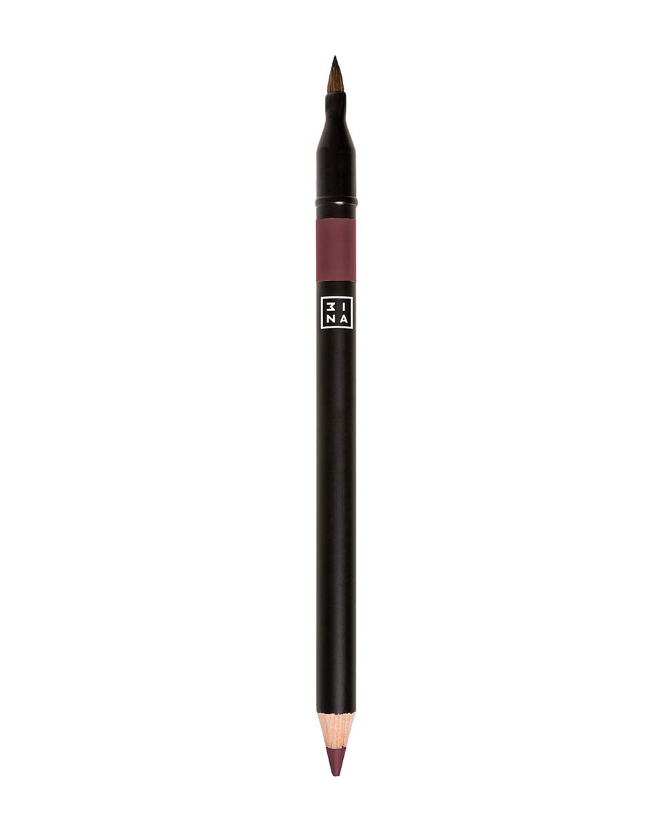 3INA MAKEUP - Vegan - The Lip Pencil 511 - Turkish Rose - Longwearing Formula - Highly Pigmented Intense Colors - Built- In- Brush - Intense Colorful Shades - Cruelty Free
