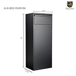 Qualarc ALX-800-REAR-BK Allux 800 Series Galvanized