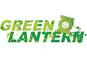 WIGGLEWALLS 7 Inch Green Lantern Decal DC Comics Justice League Repositionable Removable Peel Self Stick Wall Sticker Art Home Decor (Decoration for Walls Laptop Tumbler Boys Room) 7 by 2 inch