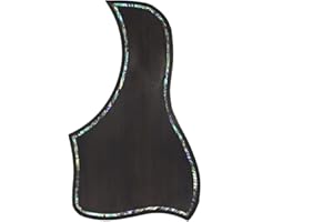 YANSHENG Soild Rosewood Pickguard with Abalone Inlay Line for for Wood Classical Folk Acoustic Guitar