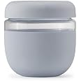 W&P Porter Seal Tight Glass Lunch Bowl Container w/ Lid | Slate 24 Ounces | Leak & Spill Proof, Soup & Stew Food Storage, Meal Prep, Airtight, Microwave and Dishwasher Safe, BPA-Free Glass