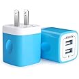 USB Wall Charger, [2-Pack] 5V/2.1AMP AILKIN 2-Port USB Wall Charger Home Travel Plug Power Adapter Charging Box for iPhone 13