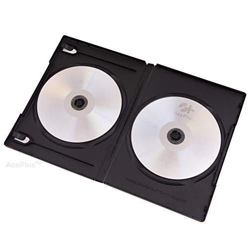 AcePlus Premium Double 2Disc DVD Cases in 14mm Standard Thickness with