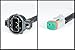 Starkey Fog Light Wiring Adapters H16 to Deutsch Set - Fits 2504, 5202, 9009 and PSX24W Bulb Connectors