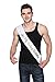 It's My FING Birthday White Satin Sash - Funny Birthday Party Supplies and Decorations