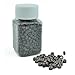 E-TING 1000 PCS 5mm Color Silicone Lined Micro Rings Links Beads Linkies for I Bonded Tipped Hair Extensions (Medium Brown)