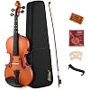 Eastar 1/2 Violine Set für Anfänger Geige Kinder mit Lernpunkt in Fingerplatte mit Inlay mit Hardcase Schulterstütze…