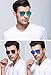 Joopin Classic Sunglasses for Women Men Metal Frame Mirrored Lens Designer Polarized Sun glasses UV400 Black Simple Package