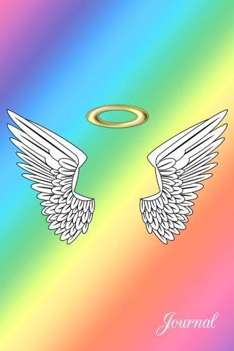 Amazon Com Journal Rainbow Angel Wings Notebook 9781546398707 Brothergravydesigns Books
