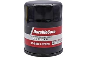 DurableCore 35-8M0162829 Marine Oil Filter Compatible with Mercury and Mariner 25/30/40/50/60/75/90/115 4-Stroke Outboard Rep