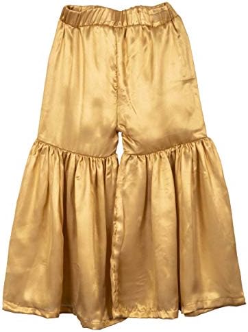 Hunny Bunny Girls Golden Foil Georgette Plazzo Pant